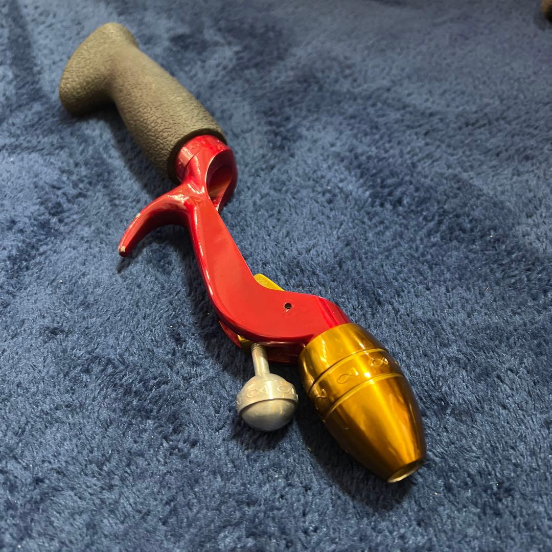 希少！ トイマシーングリップ フロッグプロダクツ バス 赤 ゴールド