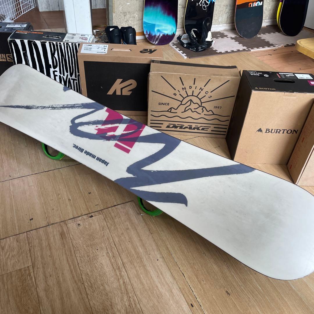 NOVEMBER 良質国産 スノーボードセットOGASAKA製 バインディング付