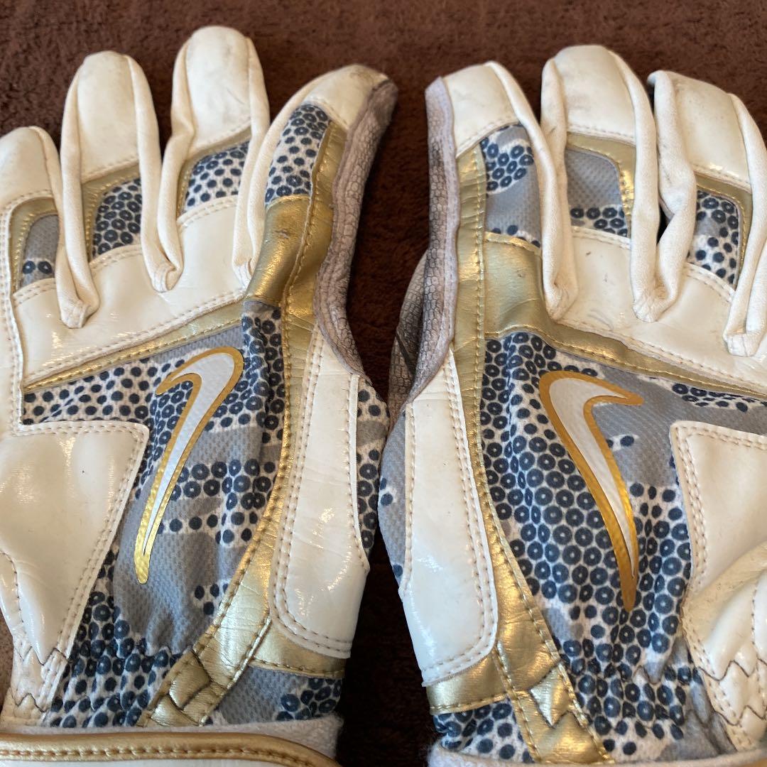 清田育宏 氏 実使用バッティンググローブ 白ロゴ - メルカリ