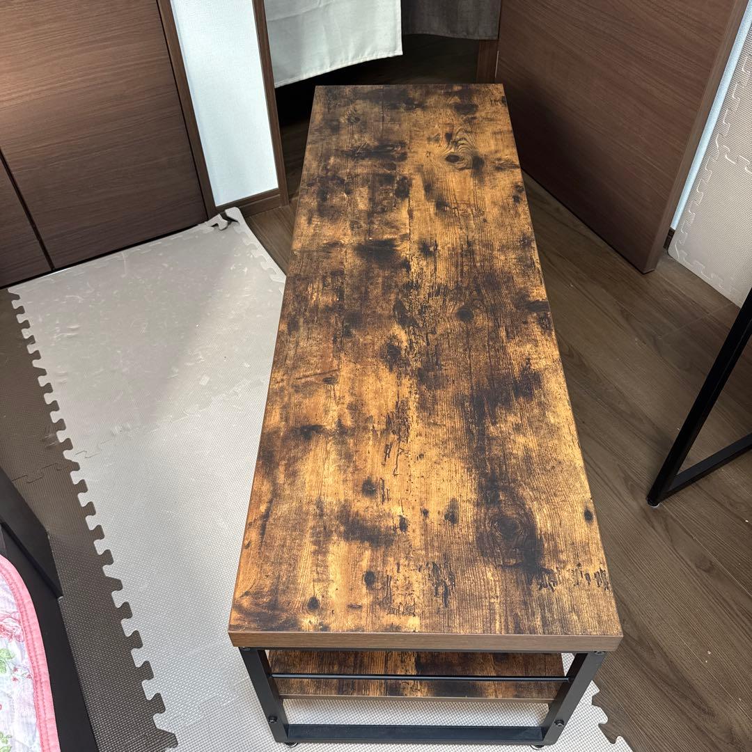 ニトリ　ステインシリーズ　テレビ台 ニトリ（NITORI） テレビ台(ローボードステイン 120N) ニトリ期間限定