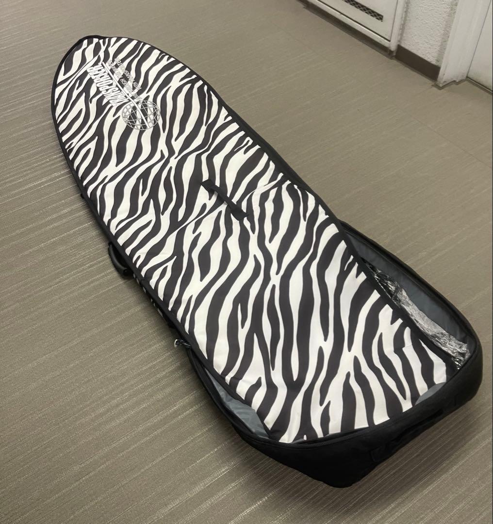 トランスポータ－ゼブラ柄 サーフボードケース フィシュタイプ6'4
