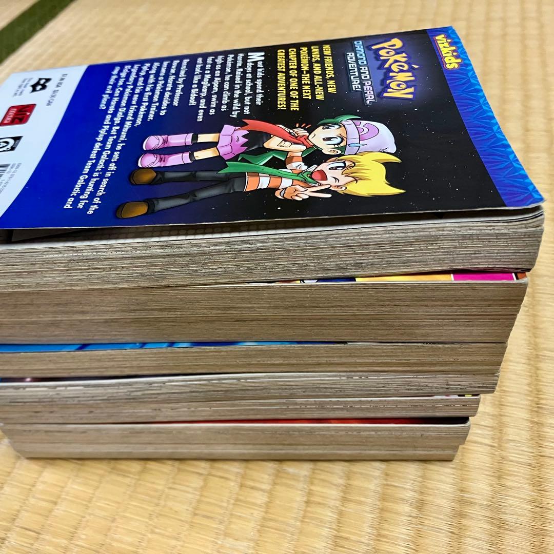 英語版 ポケモン ダイヤモンド・パール アドベンチャー 1-8巻セット