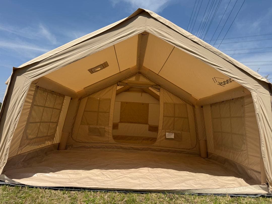 Coody エアテント familiar ベージュ【引き取り限定】 - メルカリ