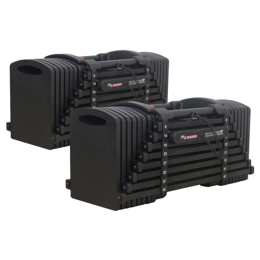 パワーブロック ダンベル 可変式 42kg 2個セット24段階調節オール