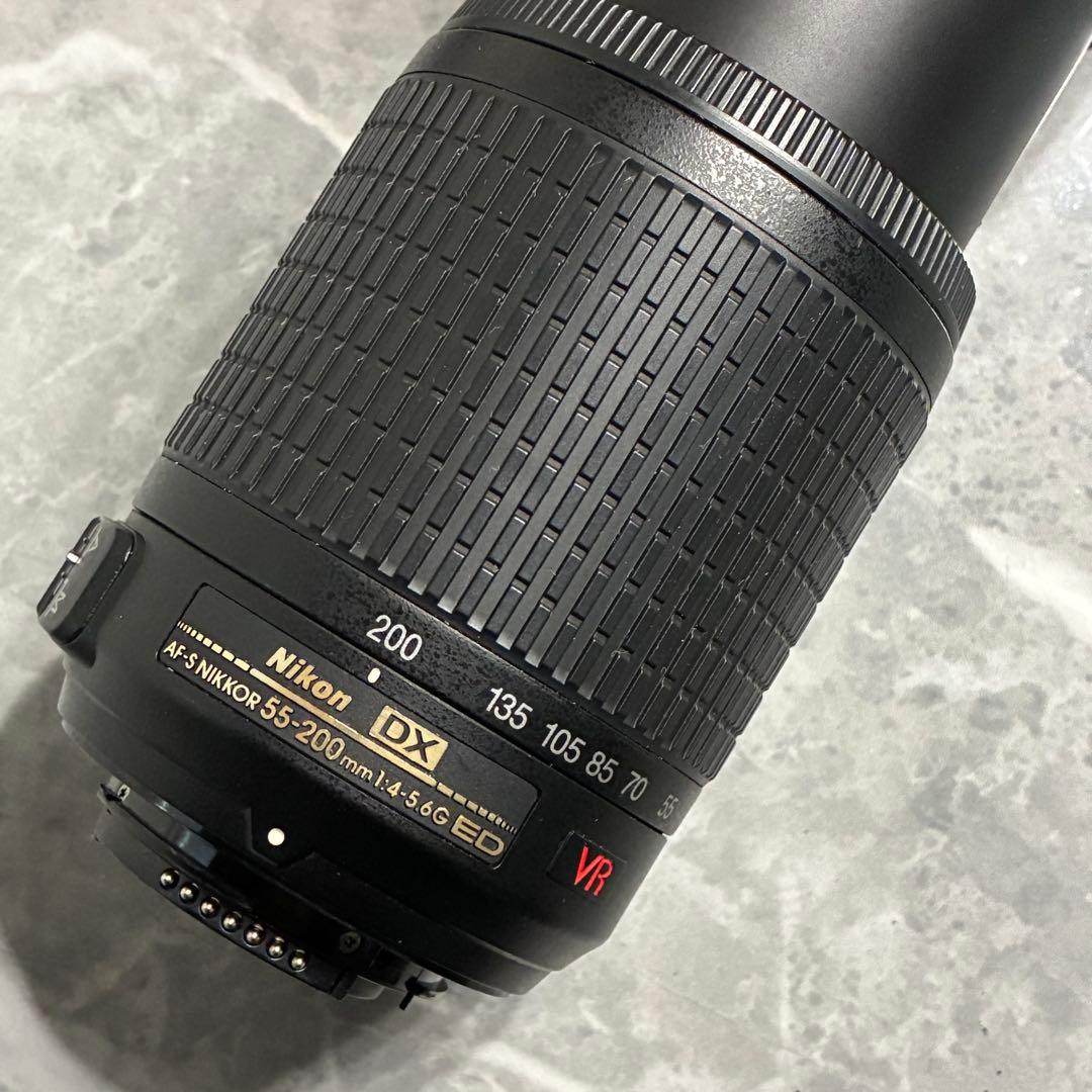 ⭐️美品⭐️ Nikon 55-200mm f/4-5.6G ED VR 望遠レンズ - メルカリ