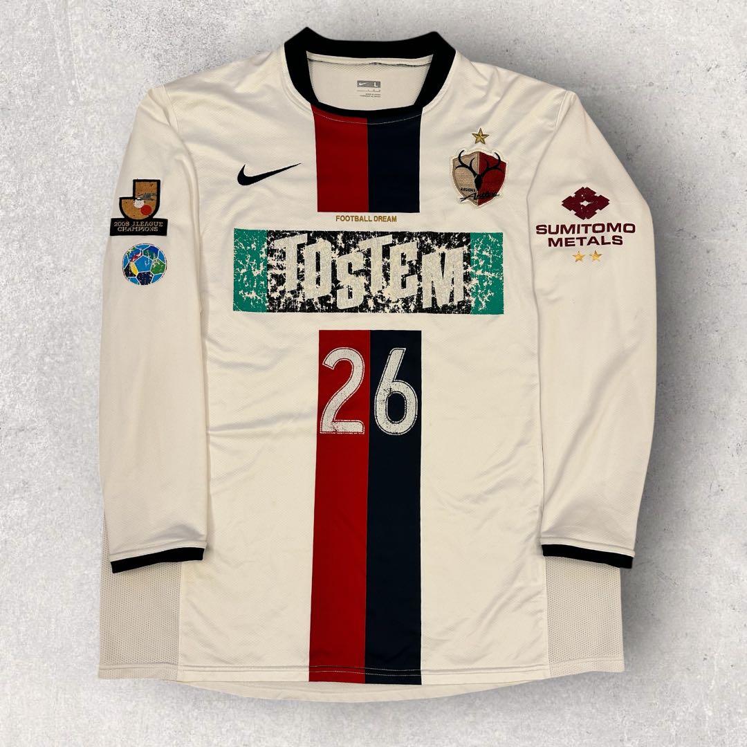 鹿島アントラーズ NIKEユニフォーム 2008-2009 選手支給長袖 NIKE 鹿島アントラーズ 08 ユニフォーム ホーム長袖 274634 648 代表