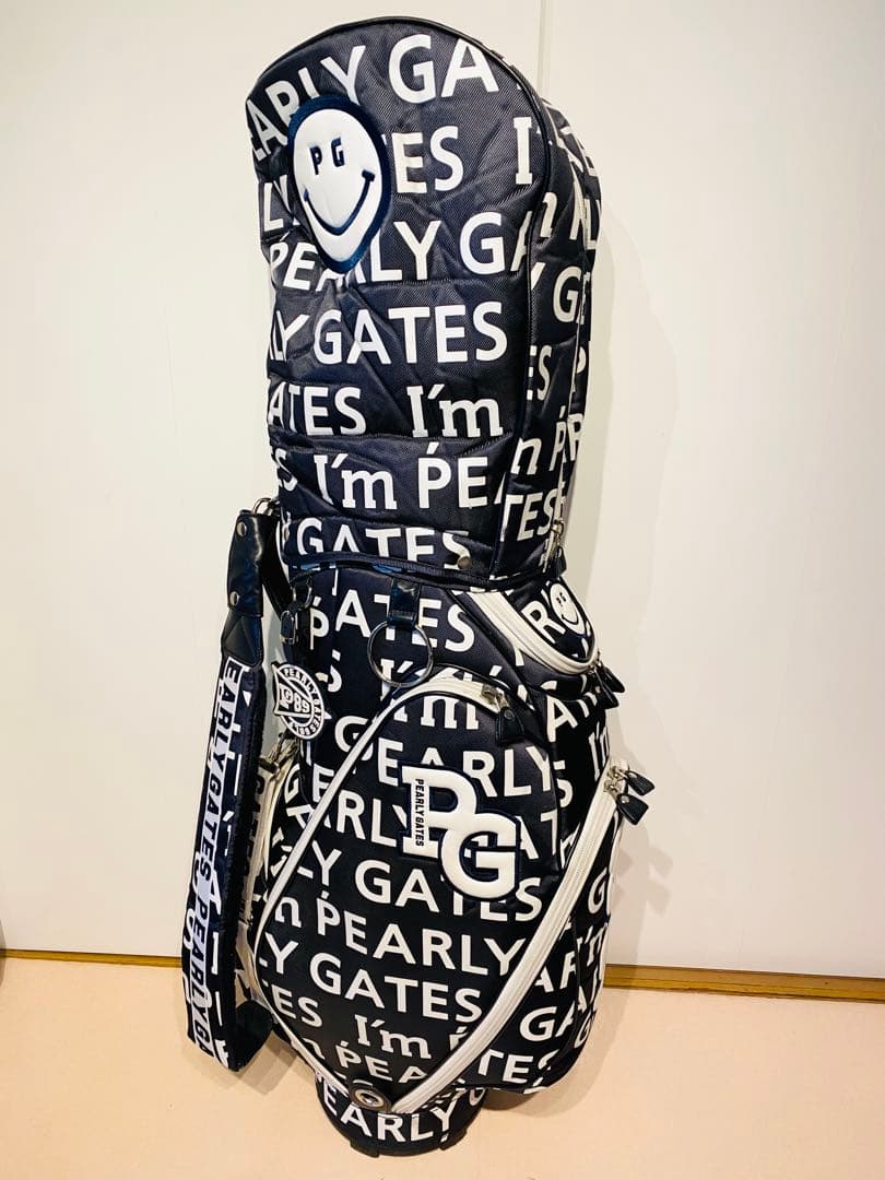 希少】パーリーゲイツ キャディバッグ＆ヘッドカバー5点セット 総柄