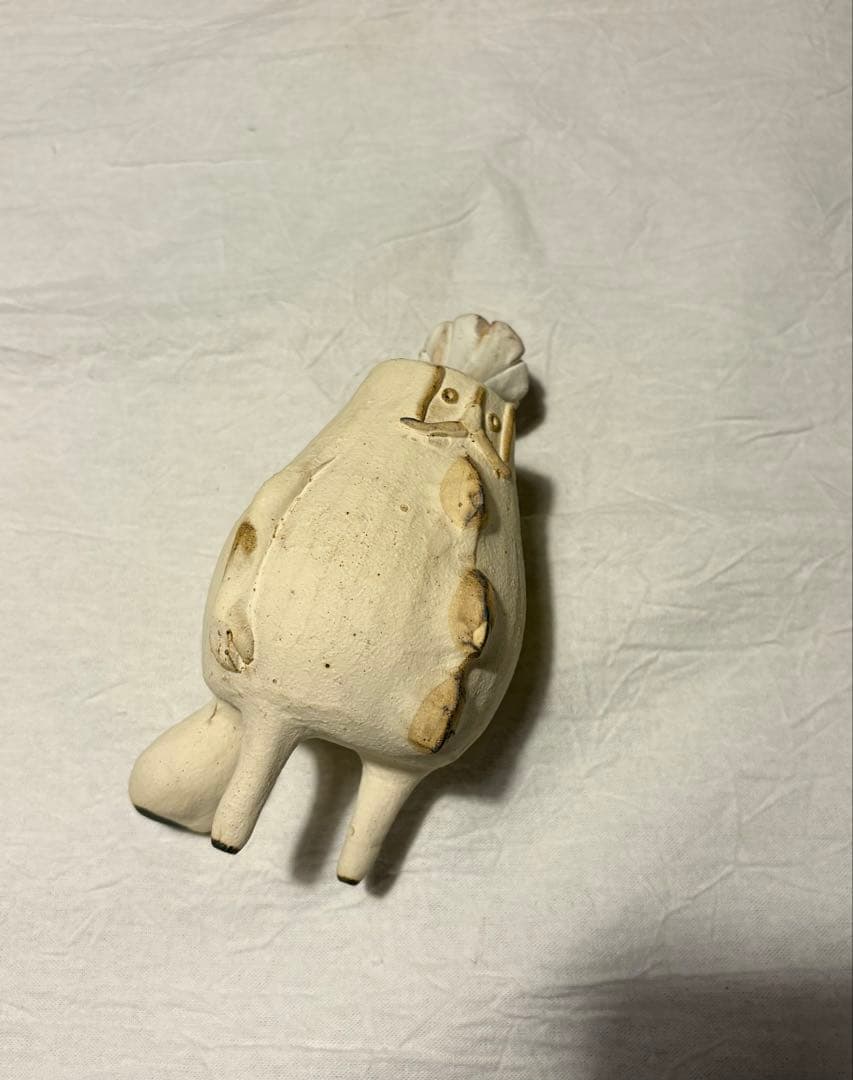 村上直子サンタ　オブジェ　花瓶　クリスマス