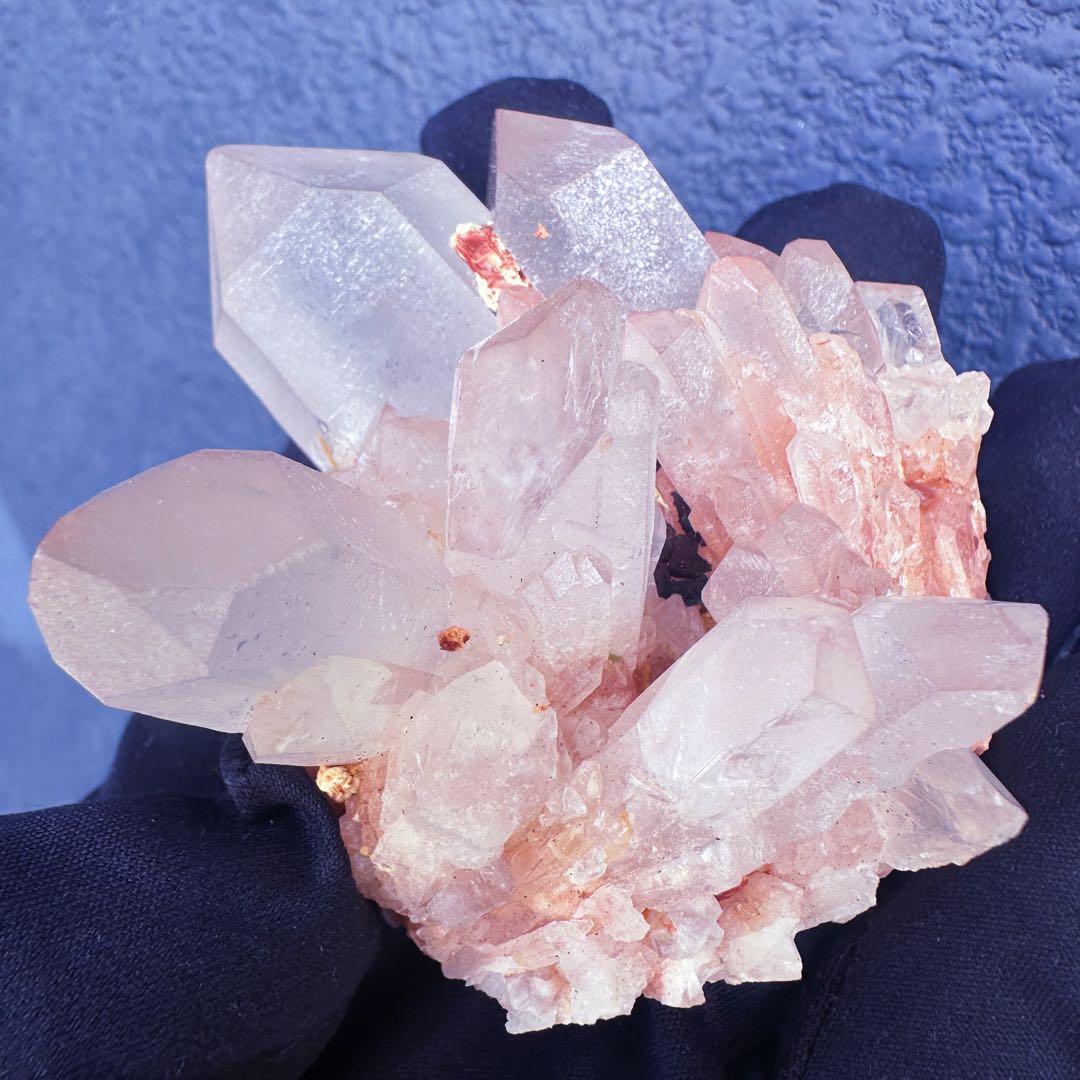 爆アレ❗️可愛いピンク♡超綺麗マダガスカル産パイナップルピンククラスターA1470