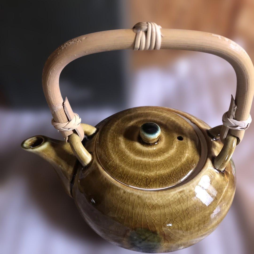 BAL 陶器急須 竹製持ち手付き - メルカリ