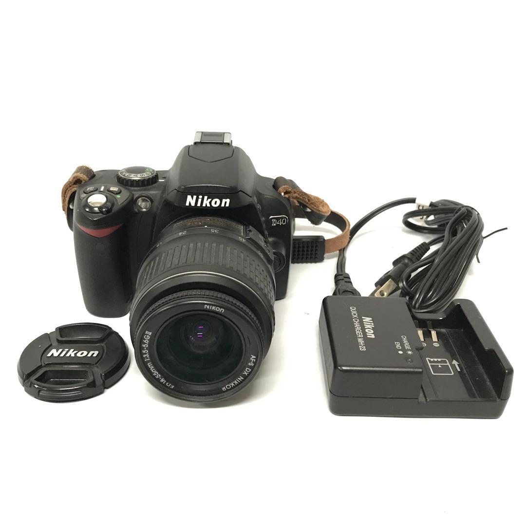 ◯Nikon デジタルカメラD40 Nikon D40 6.1MP Digital SLR Camera💗Bundle-Nikon DX/Charger/2