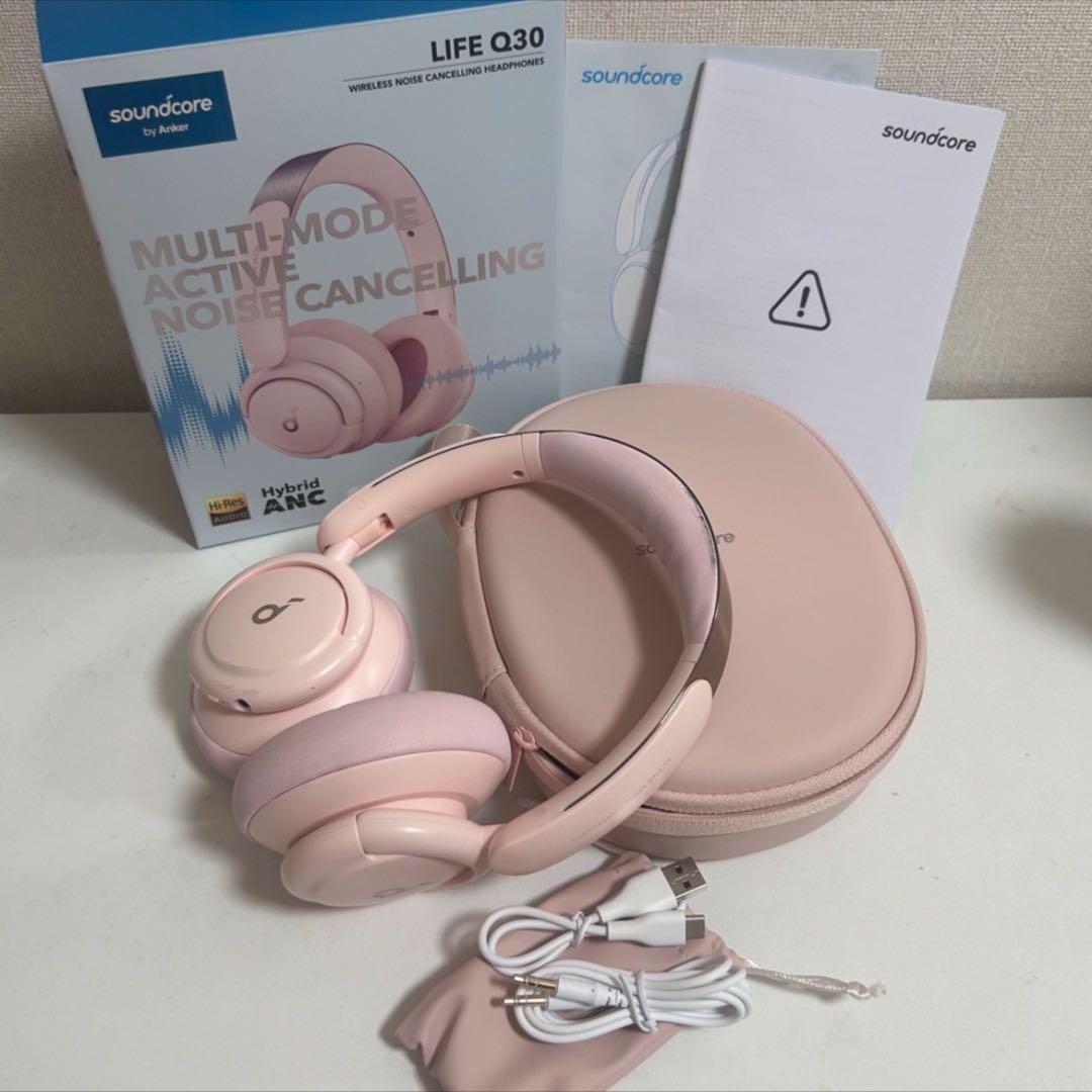 アンカー Anker Soundcore Life Q30 ヘッドホン ピンク - メルカリ
