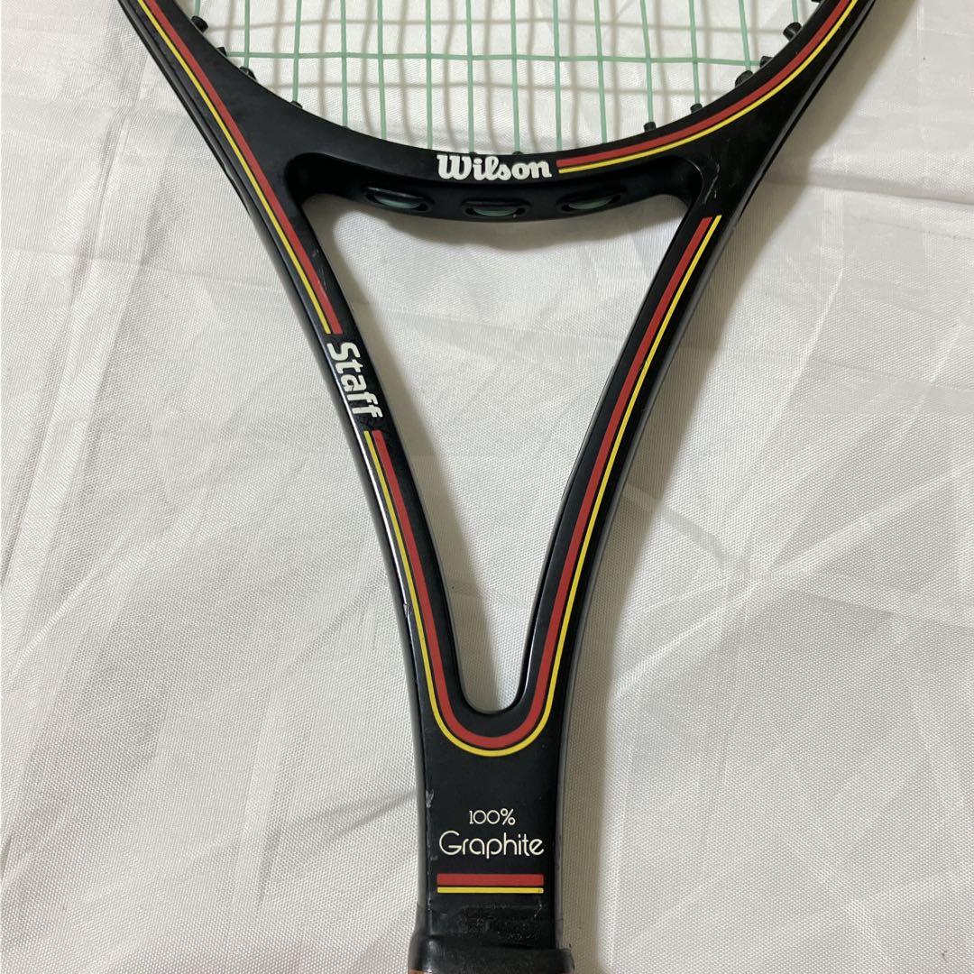 ウィルソンスタッフ ヴィンテージ硬式テニスラケットMID SIZE・PWS