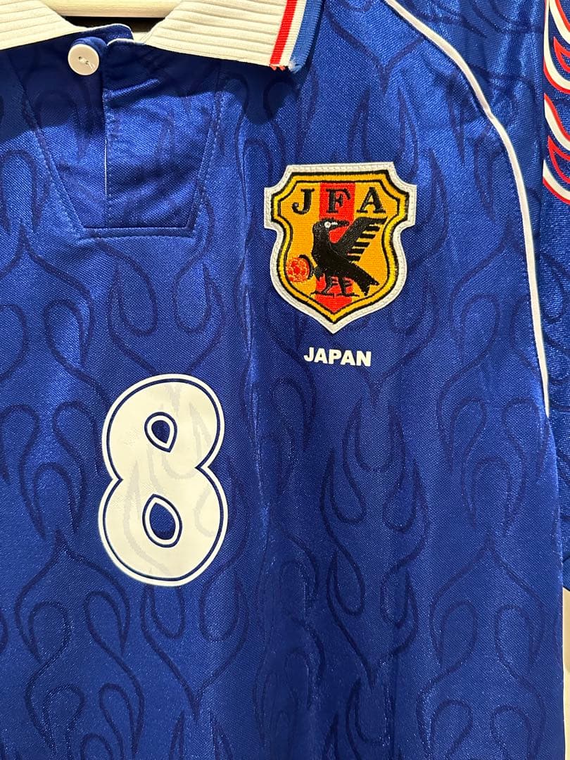 激レア サッカー日本代表 ユニフォーム 1998年モデル 炎 ASICS - メルカリ