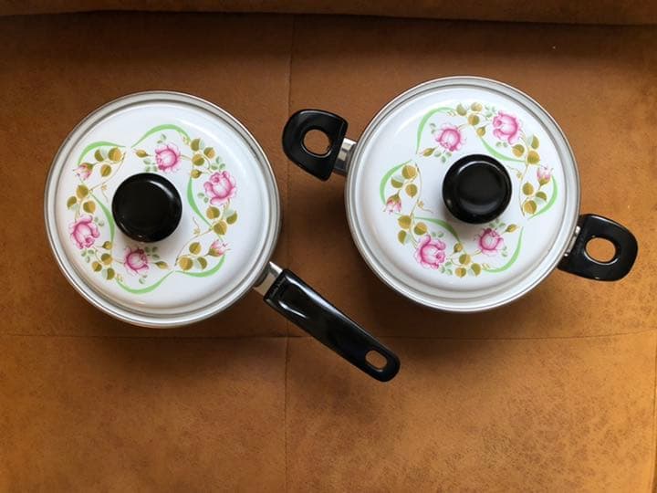 エジリー（江尻）両手鍋と片手鍋セット 昭和レトロ 新品 - メルカリ