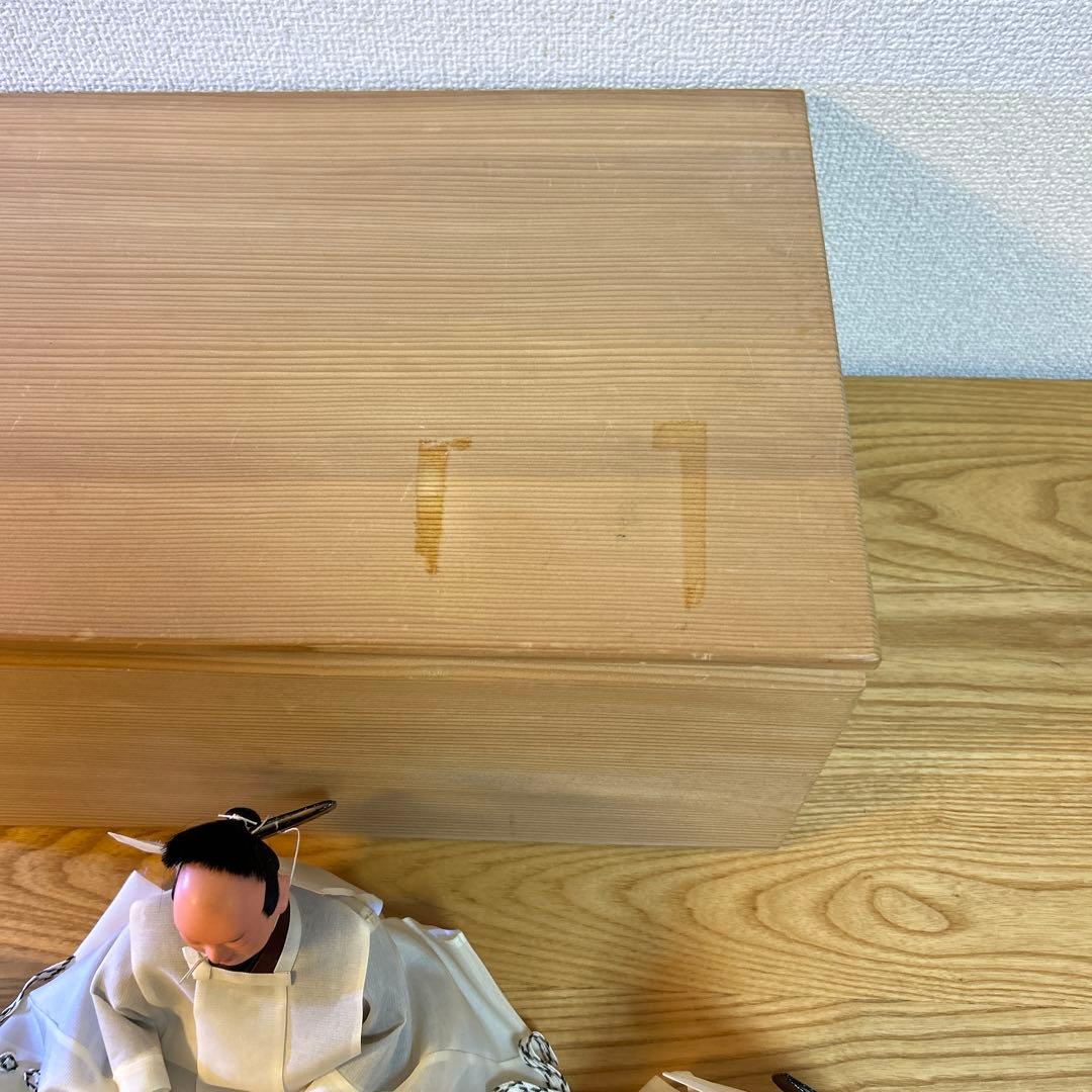 雛人形 三人上戸 仕丁 京人形 松屋 有職 桐箱付き - メルカリ