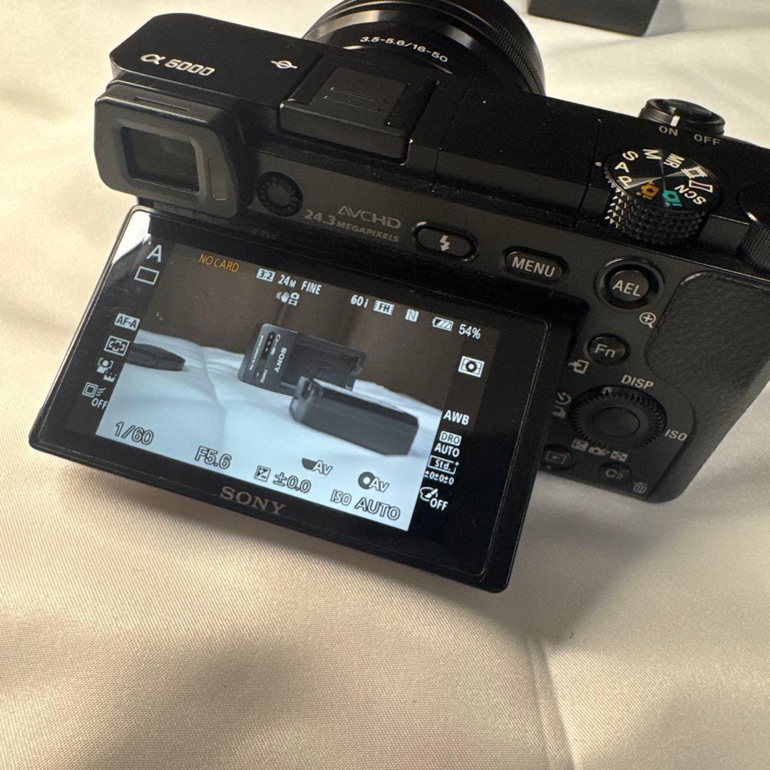a6000 本体&バッテリー SONY E PZ16-50F3.5-5.6OSS