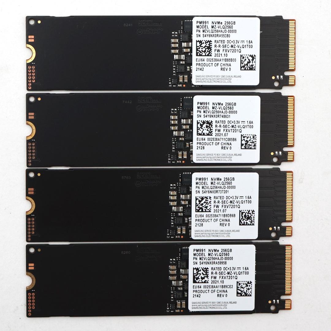 PM991 NVMe 256GB M.2 SSD 4枚セット【⑥0121】 - メルカリ