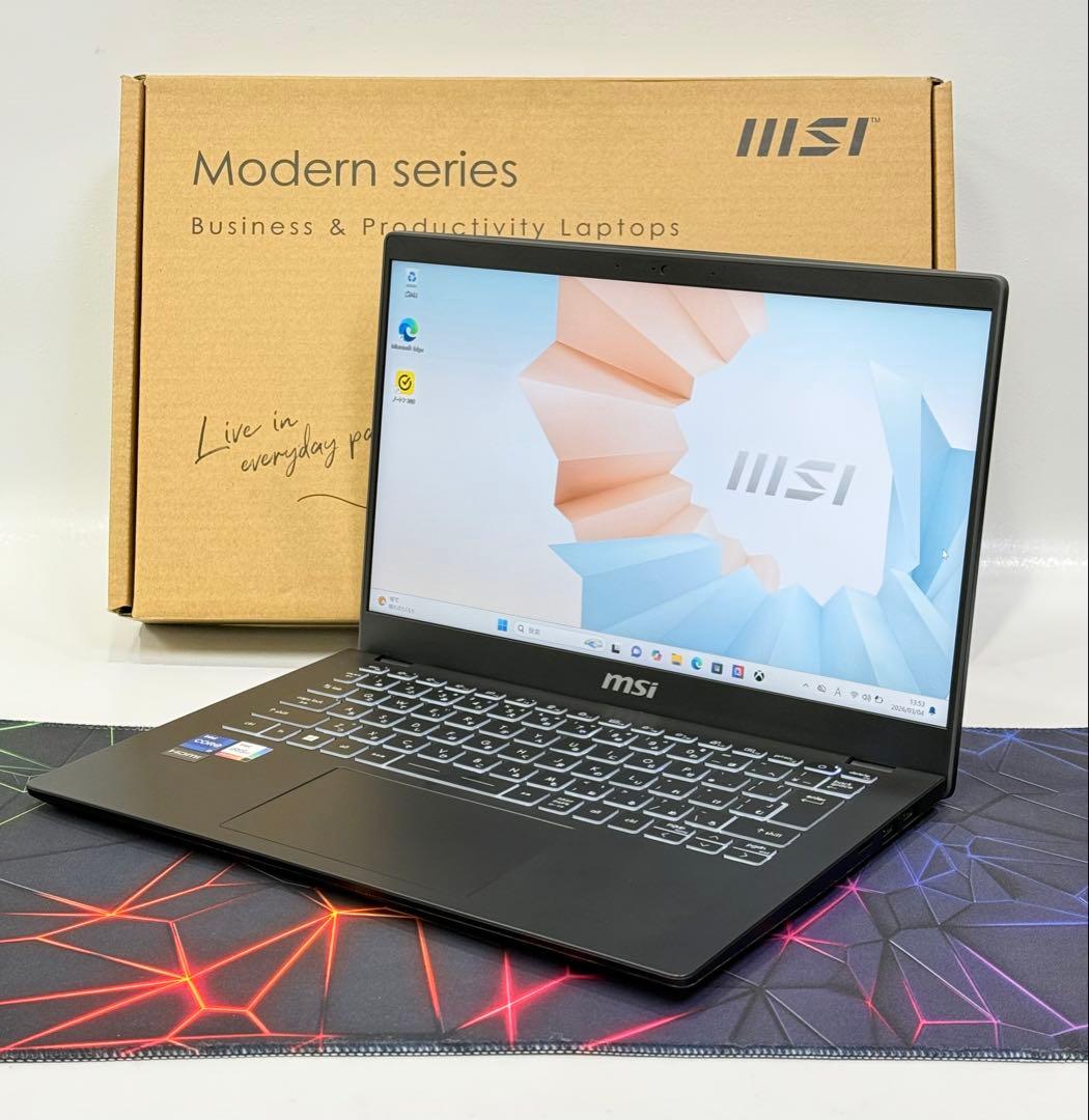 Corei7 13th世代 MSI Modern 14フルHD/メモリー16GB - メルカリ