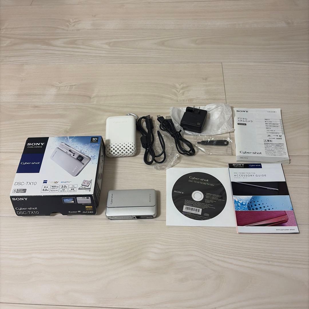 SONY Cyber-shot DSC-TX10 シルバー 防水 Sony Cyber-shot DSC-TX10 Digital Camera (Silver) DSCTX10 B&H