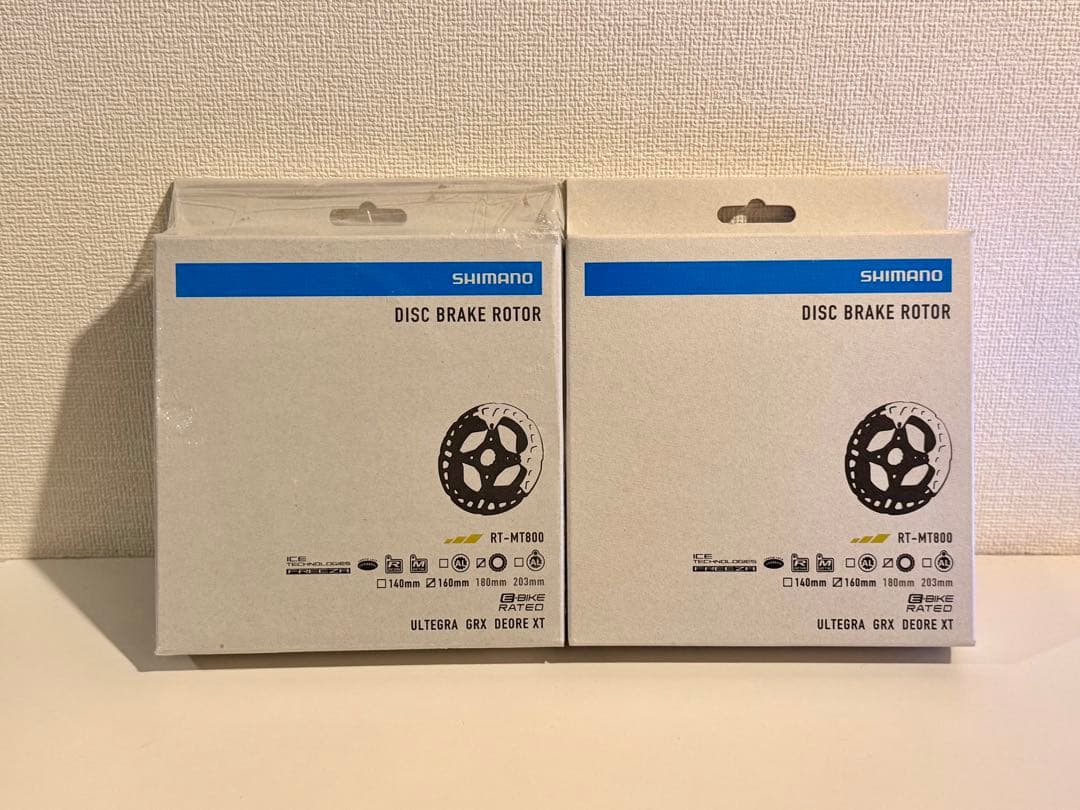 新品同様】シマノ RT-MT800 160mm ディスクローター 2枚セット - メルカリ