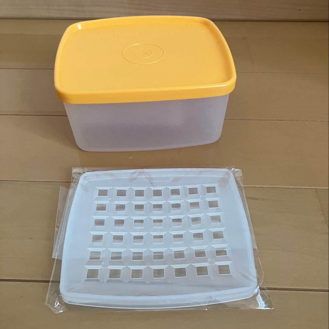 タッパーウェア Tupperware 角型ケース すのこ付き - メルカリ