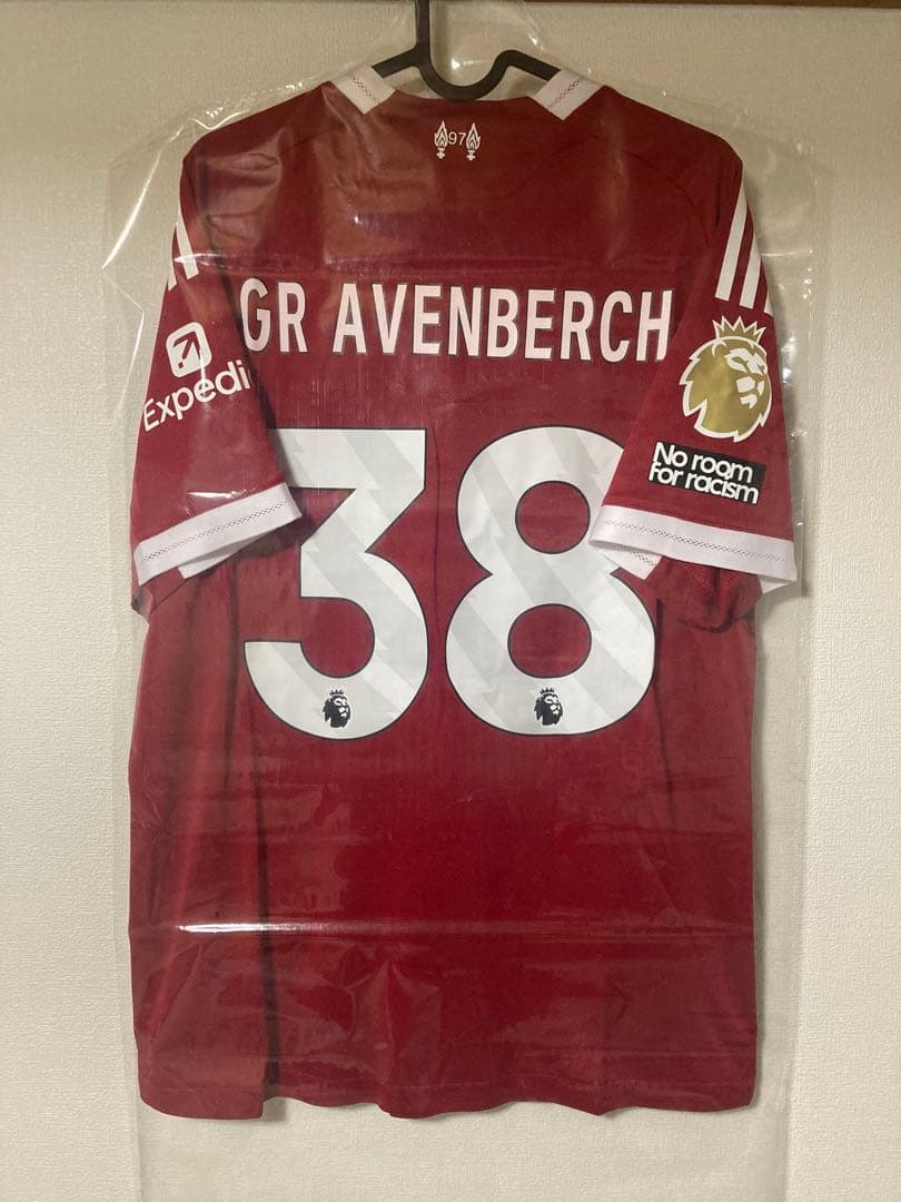 訳あり　25/26 リバプール　フラーフェンベルフ　ユニフォーム 新品 選手用 リバプール 25/26 ユニフォーム ホーム 正規品 フラーフェンベルフ