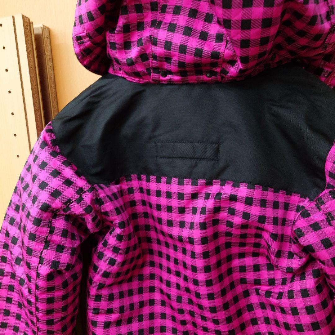 子ども用スノーボードウェア ピンク/黒チェック - メルカリ