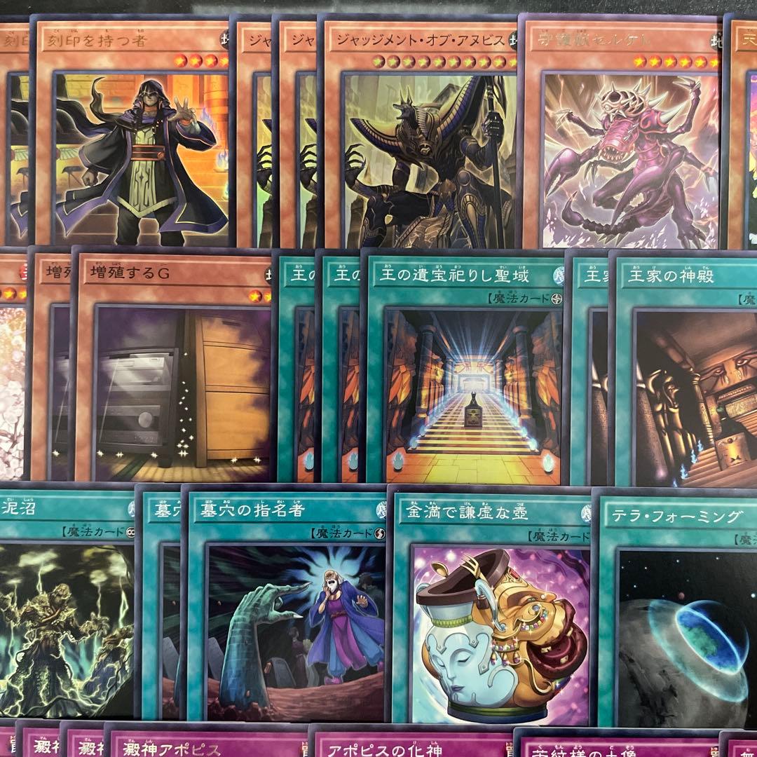 本格構築 王家の神殿デッキ リシドデッキ アポピスデッキ 刻印を持つ者