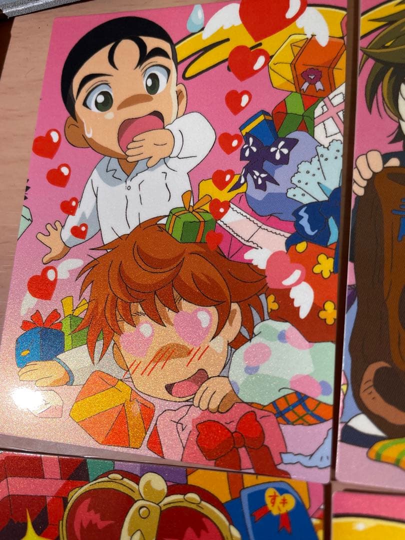 テニスの王子様ちびキャラバレンタイン＆トレカ手塚、越前、不二他