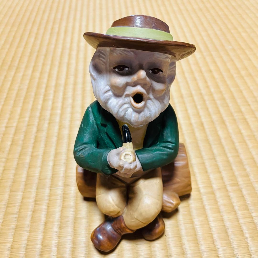 煙出し人形 パイプおじいさん お香立て 京都松栄堂 麗香炉 マドロス