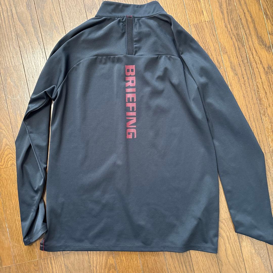 BRIEFING ハーフジップシャツ ブラック - メルカリ