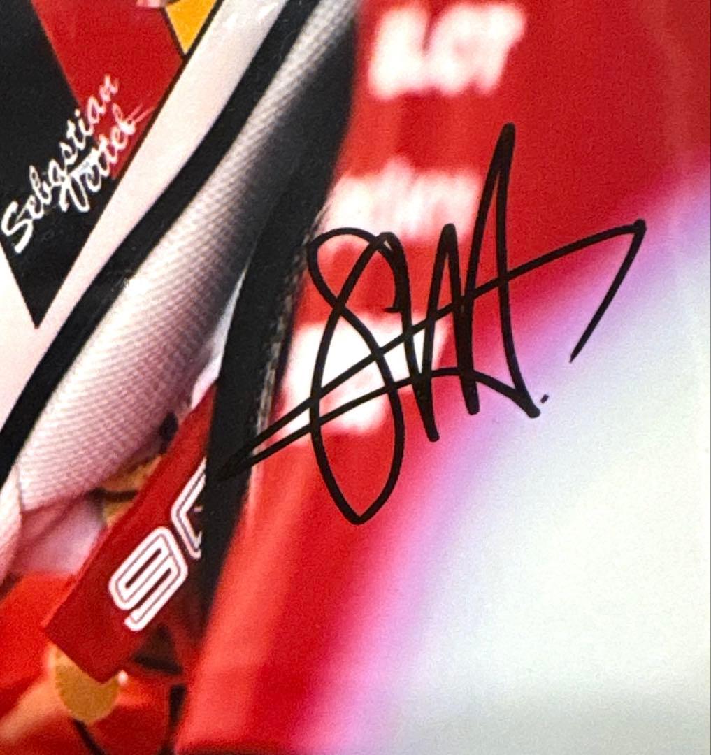 超絶美品】セバスチャン・ベッテル 直筆サイン入り写真 2019年Ferrari