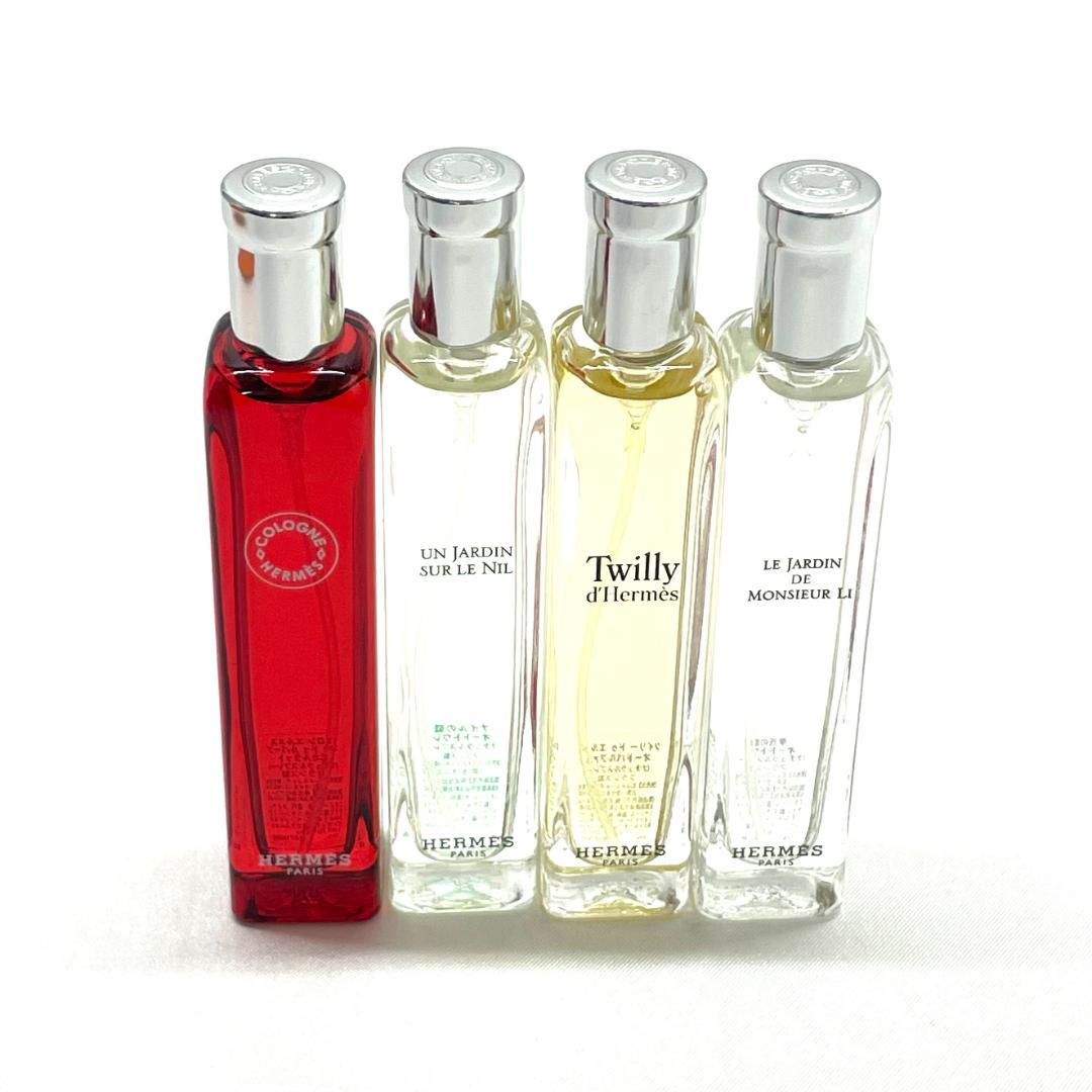 Y512-728 HERMÈS エルメス ミニ香水4本セット - メルカリ