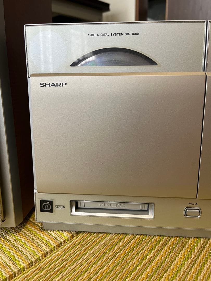 SHARP SD-CX80 ミニコンポ 1-BITデジタルシステム - メルカリ