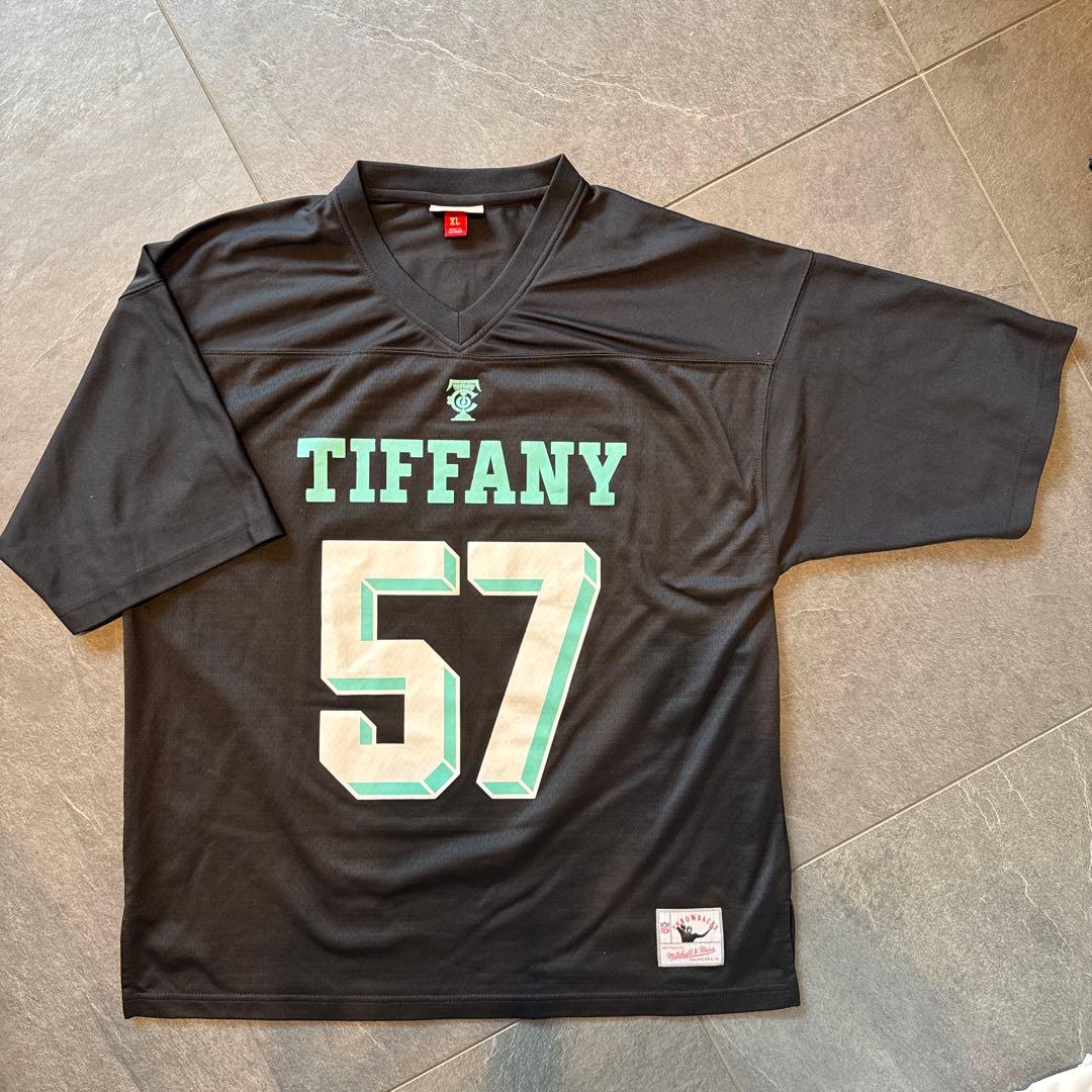 【未使用】Mitchell & Ness TIFFANY 57 Tiffany & Co. x NFL x Mitchell & Ness Football Jersey Black