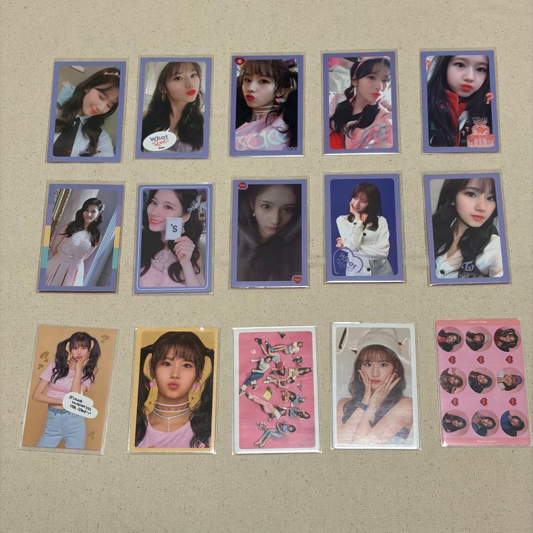 TWICE サナ トレカ まとめ売り What is love? コンプリート - メルカリ