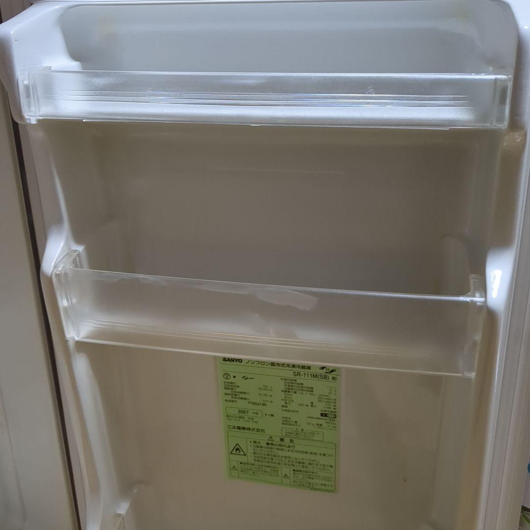SANYO 冷蔵庫 冷凍庫 112L 2ドア SR-111M - メルカリ