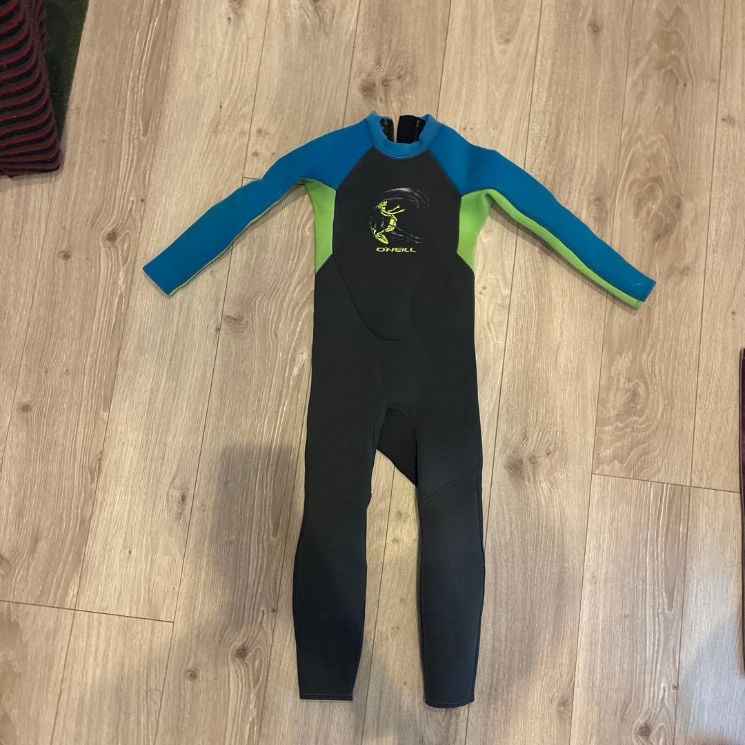 O'NEILL フルスーツ ブラック/ブルー/グリーン - メルカリ