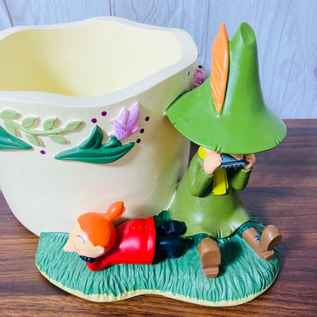 加藤工芸 プランター ムーミン スナフキン リトルミイ 植木鉢 希少 美