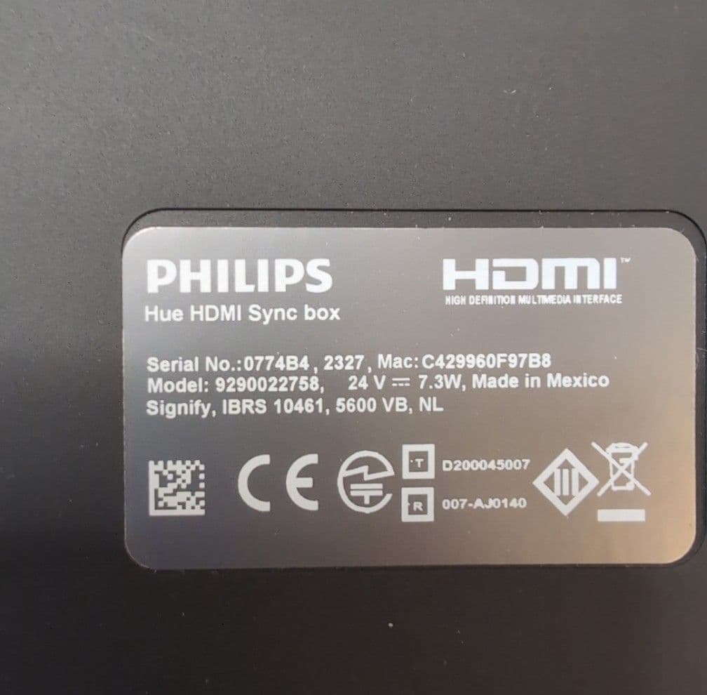 美品】PHILIPS Hue Sync Box LEDテープライト ブリッジ - メルカリ