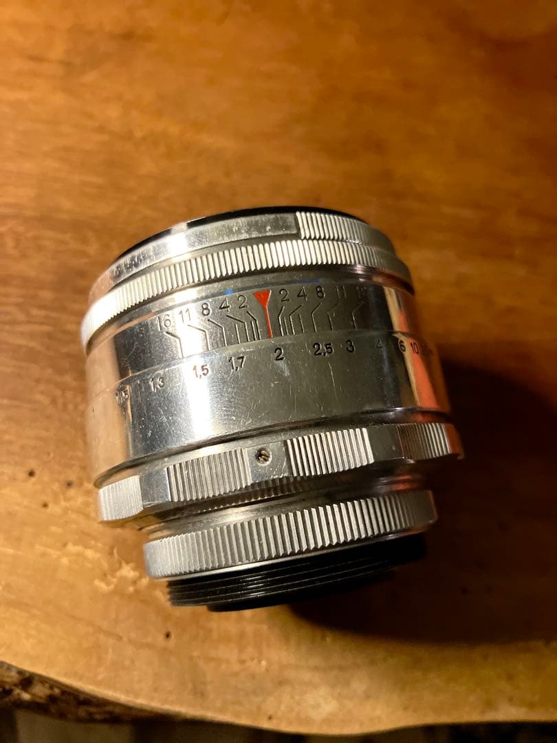 激レア ヘリオス 58mm f/2 最初期玉 13枚 美品 シルバー ぐるぐる