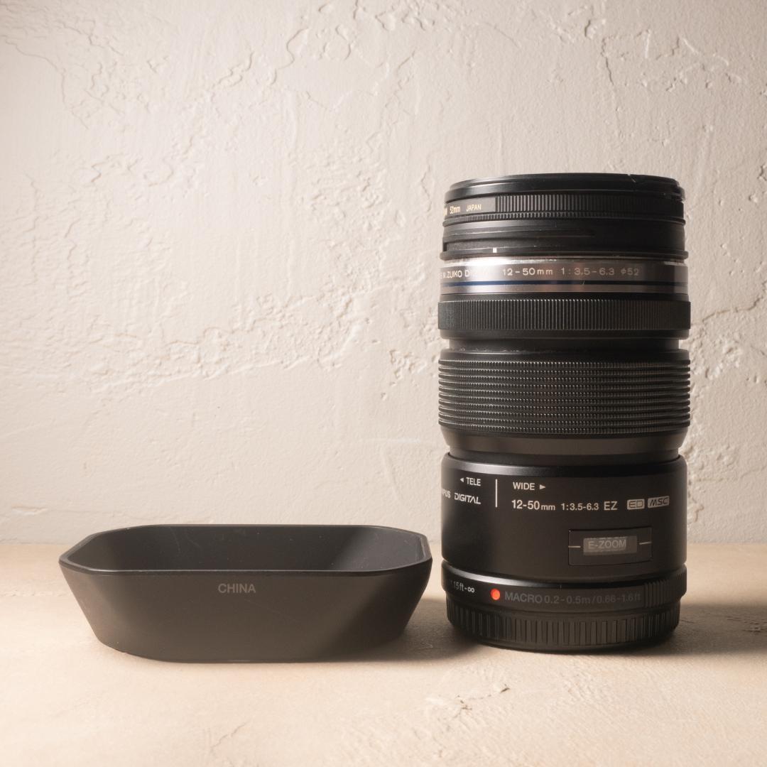OLYMPUS M.ZUIKO 12-50mm F3.5-6.3 EZ フード付