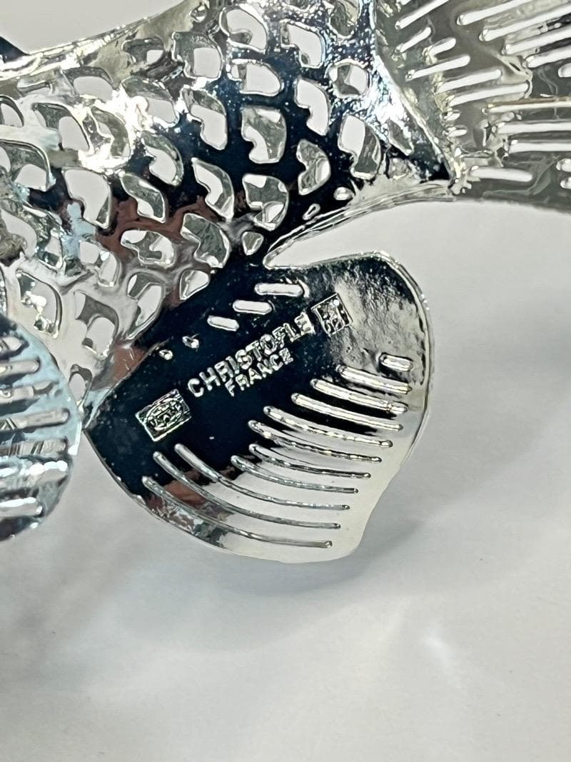 クリストフル リュミエール コレクション フィッシュ 2匹 シルバー