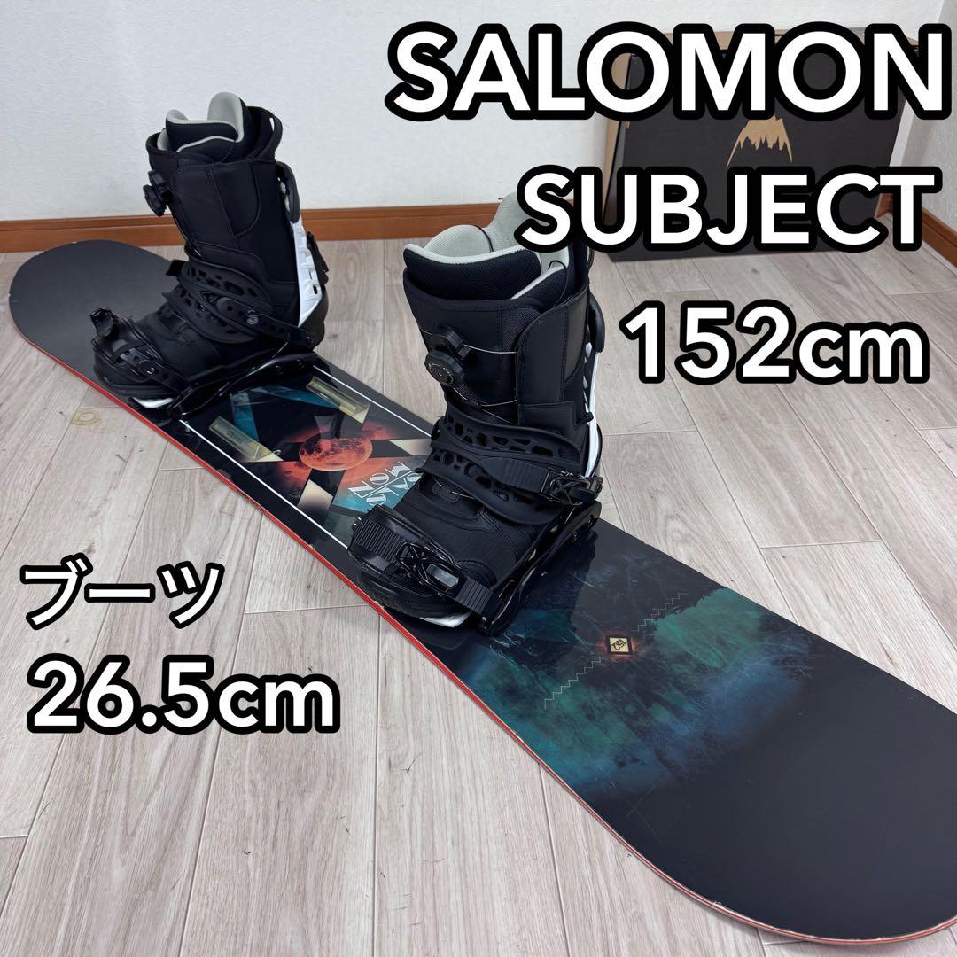 専用SALOMON SUBJECT 152cm スノーボード SALOMON - salomon subject men 19-20 152cmの通販 by えすえい