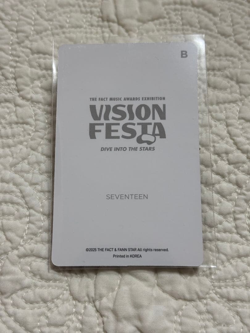 セブチ ジョンハン トレカ VR vsion festa - メルカリ