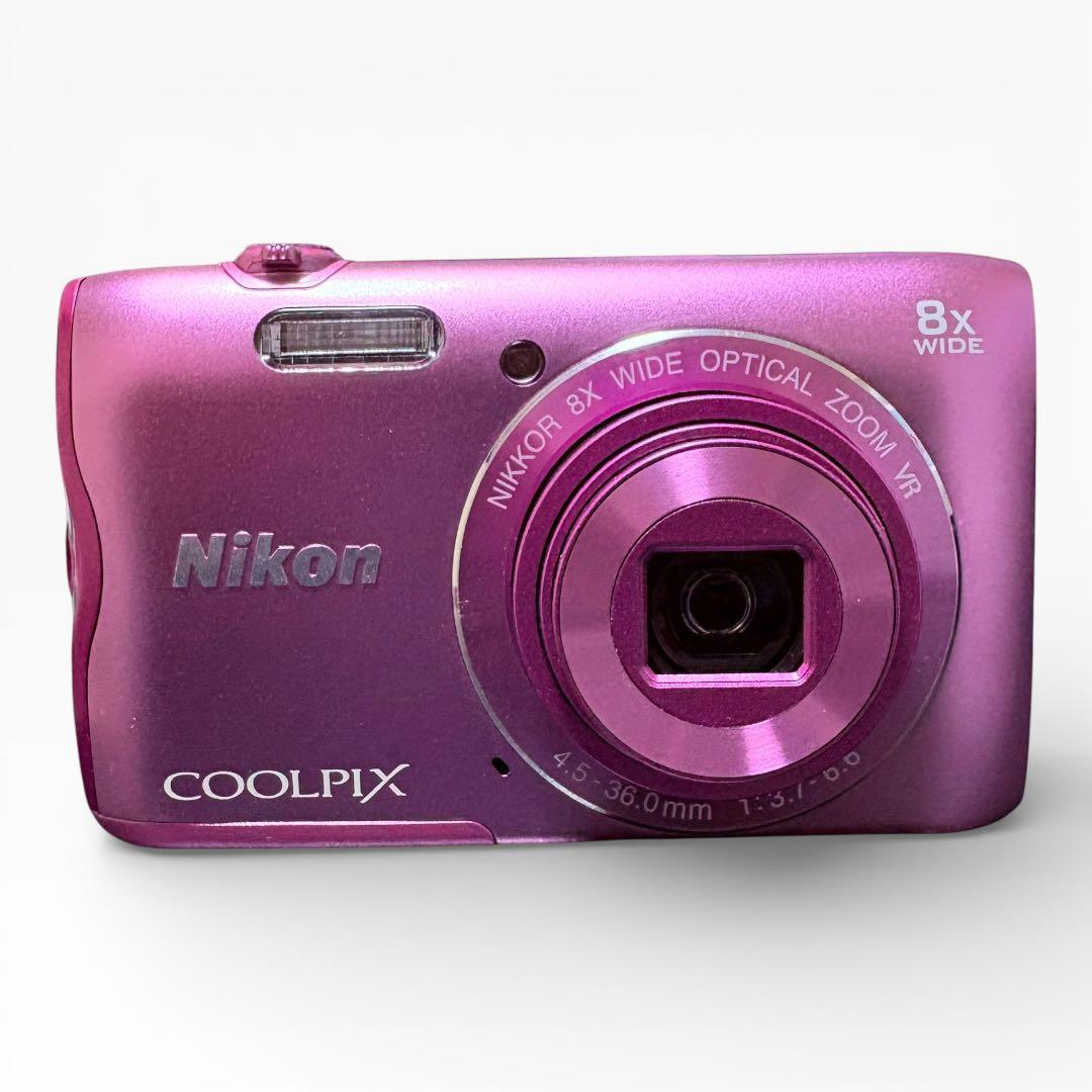 極美品】Nikon COOLPIX A300 ピンク ニコン 純正バッテリー - メルカリ