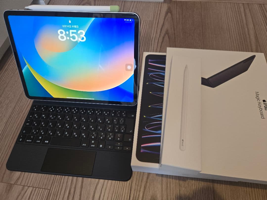 iPad Pro 11インチ 第4世代 128GB キーボード＋ペン（ジャンク） Apple（アップル） 11インチiPad Pro（M4）用Magic Keyboard 日本語