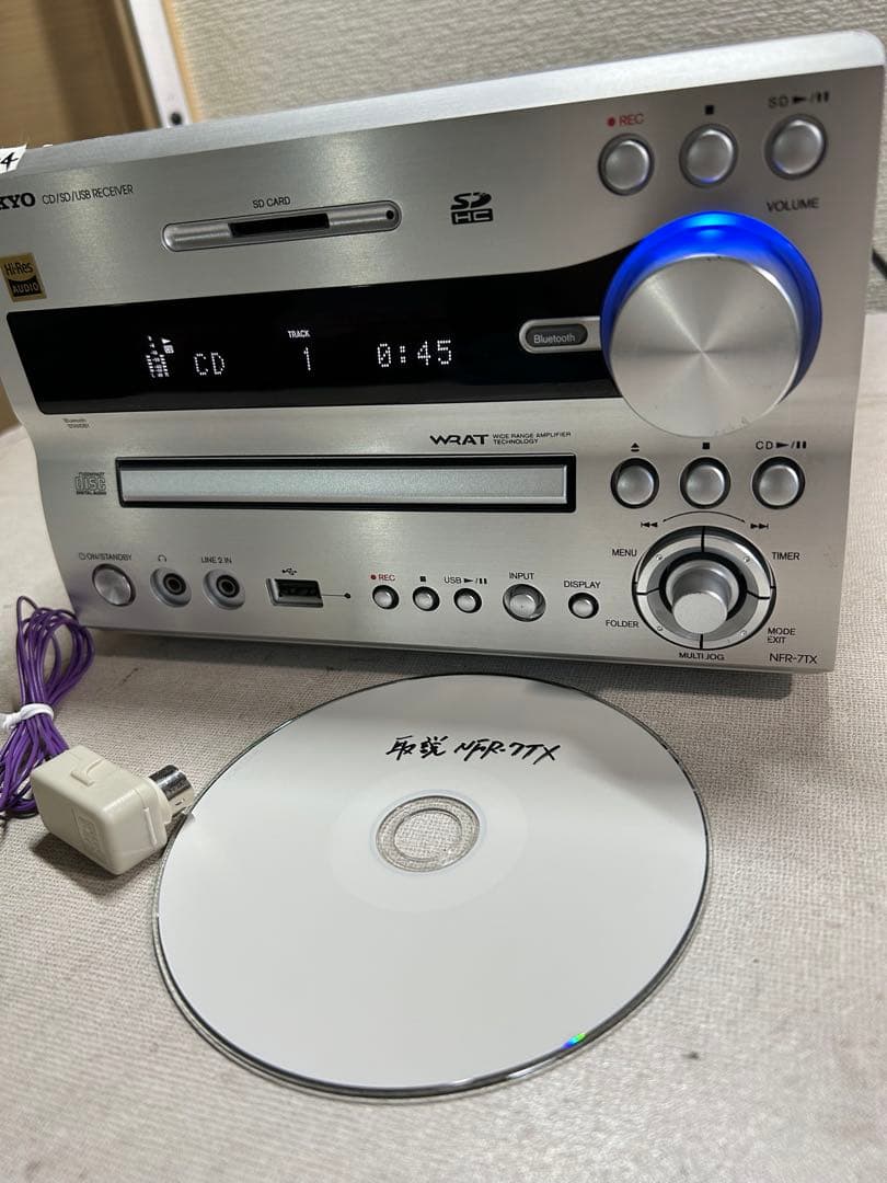 M14 整備ONKYO NFR-7TX ハイレゾCD/SD/USB レシーバー オンキヨー、ハイレゾ再生対応のCD/SD/USBコンポ「X-NFR7TX」 - 価格.com