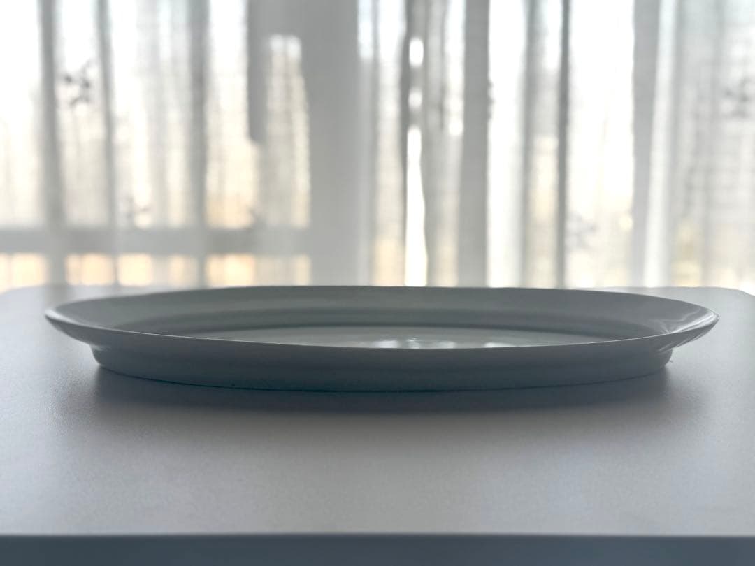 キムサンイン 楕円皿 白磁 韓国 - メルカリ